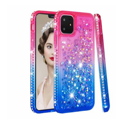 China Sale phone case two tone case strap shockproof tpu phone case whole necklace for iphone 11 pro for sale