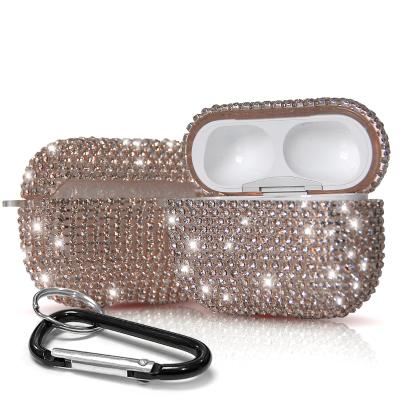 China For Earphone Case TPU Crystal Protective Case Diamonds Luxury Decorative Accessory Shapes for sale