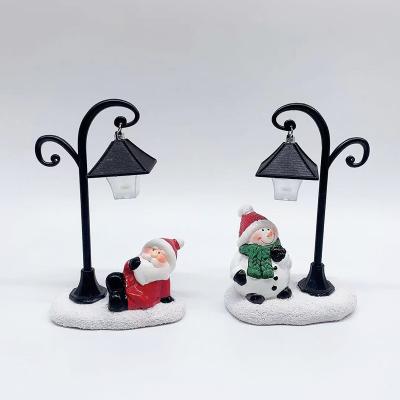 China Ceramic Christmas Decoration Gift LED Lights Christmas Lights Decoration for sale