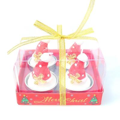 China Holiday Factory Direct Supplier Hand Made Santa Claus Christmas Ornament Candles For Gift New for sale