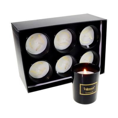 China Wholesale natural birthdays soy wax tealight candle set in custom candle boxes with logo private label for sale