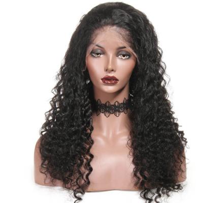 China Wholesale Synthetic Water Wave Hair Knotless Braided Full Lace Wigs for sale