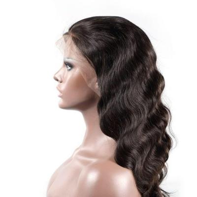 China Free Sample Loose Deep Wave Soft Bond Malaysian Loose Wave Human Hair 8inch Full Lace Wigs for sale