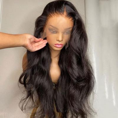 China Afro Synthetic Hair Cheap Indian Loose Density Transparent Thin Short Deep Wave 250 Density Full Wave Lace Wigs for sale