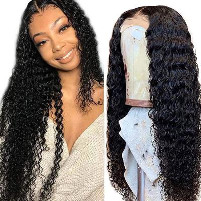 China Water Wave Straight Women Lace Hair Extensions Used Store Real Human Lace Online Front Wig for sale