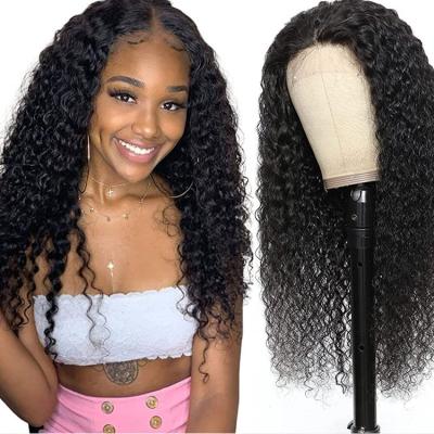 China Hd 4c Texture Straight Hairline Water Wave Human Hair Futura Fiber European Lace Front Wig for sale