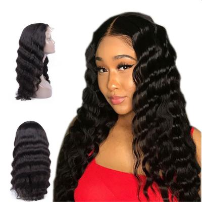 China Blonde Women Straight Loose Deep Wave Hair Ginger Braids Cheap Lace Front Wig 50 Inches for sale