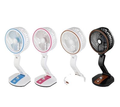 China Car Desk Rechargeable Bedroom 360 Degree Adjust With Clip Folding Desk Cooler Fan for sale