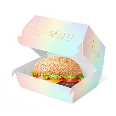 China Wholesale Disposable Food Bowls Packaging Container Catering Fast Food Burger Fried Chicken Hot Dog Box for sale