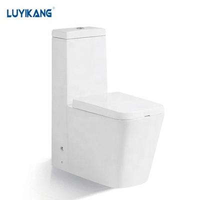 China Double-flush Y5220 China factory ceramic toilet wash down one piece hotel bathroom hotselling toilet for sale