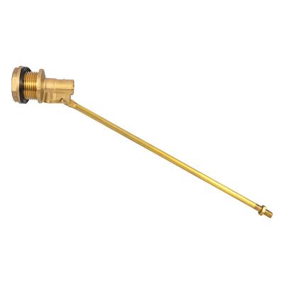 China Water Adjustable Brass Storage Tank Body Brass Float Valve for sale