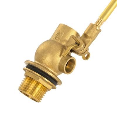 China Pear Shaped 1/2 Inch High Quality Water Dispenser Float Valve For Water Storage Tank With Stainless Steel Ball for sale