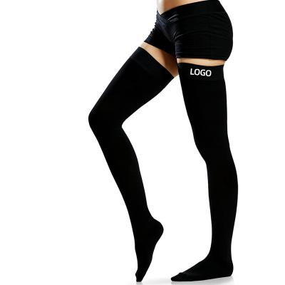 China 20-30 mmHg Graduated Sports Aid Class1 Custom Running Classy Nurse Breathable Medical Compression Socks for sale