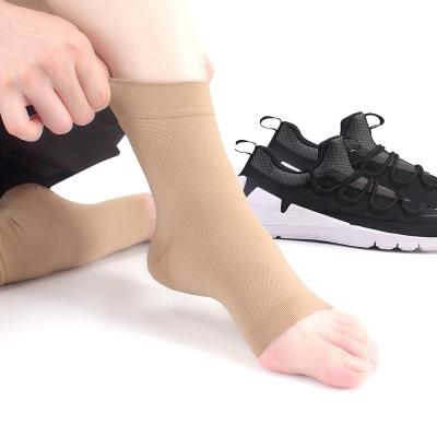 China Breathable Invisible Medias Antiembolicas 20-30 mmHg Stockings Para Cirugias Running Woman Medias De Compression Socks for sale