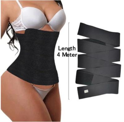 China Women Belly Shaper Waist Trainer Antibacterial Bandage Elastic Belly Trainer OEM Neoprene Binding Wraps Tummy Wrap Slimming Shaper Belt for sale