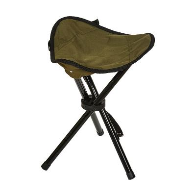 China Hanser LC-02B-35 Modern Portable Lightweight Folding Stools Small Iron Folding Outdoor Foldable Beach Chair For Hiking Camping for sale