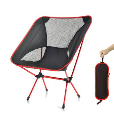 China Hanser LC-253 Director Chair Fishing Stool Aluminum Alloy Folding Easy-carry Portable Outdoor Foldable Beach Chair For Camping Hiking for sale