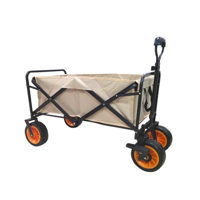 China 600D Oxford Cloth+ MDF Board + Steel Pipe Hanser LC-301 Outdoor High Quality Folding Hand Truck Carts Portable Foldable Luggage Beach Cart Camping Cart for sale