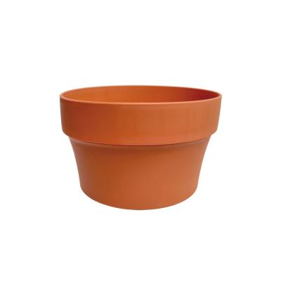 China Hanser FP-18 Garden Nursery Modern Plastic Flower Pots For Double Layers Outdoor Indoor Gardening Plants Planting Pots Succulent Pot for sale