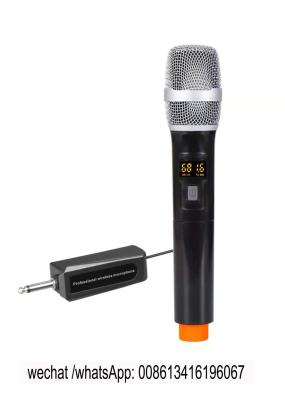 China U1 / professional universal  UHF wireless microphone  with 20 channel selectable frequency rechargeable battery 18650 for sale