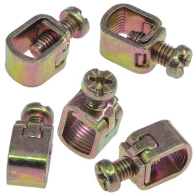 China Wire Clamp Curved Bottom Terminal Block, Round Terminal Block for sale