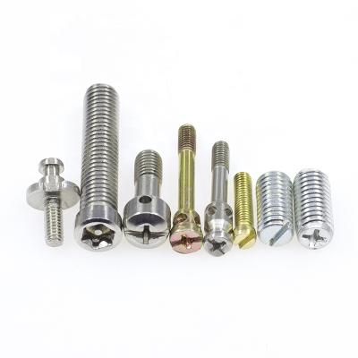 China M8 Carbon Steel Terminal Screw , Zinc Plating Steel Cross Recessed Grub Screw for sale