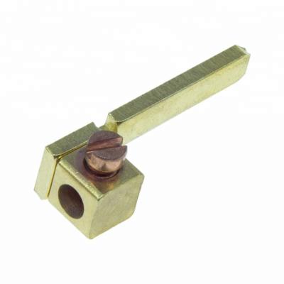 China Residential/Multi-Purpose Brass Electrical Contact Pin, Electrical Screw Terminal Socket Insert Pin, Socket Pin Part for sale