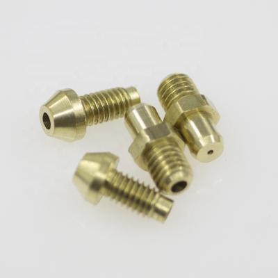 China Home Appliance Customize Copper Gas Nozzle , Brass M4 Screw Conduit for sale