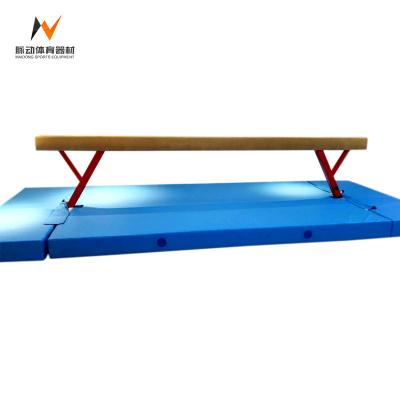 China Customized Size Gymnastic Sport Equipment Balance Beam and Mat Set for Exercise Training for sale