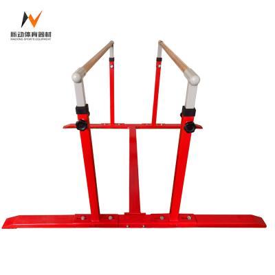 Chine Barres parallèles en bois pour la gymnastique en plein air en 180*166*80-160 cm Taille pour l'entraînement à vendre