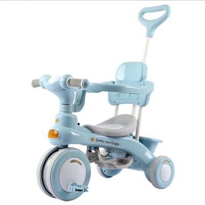 China Portable Tricycles Children's Multifunctional Kids Tricycle With Push Handle for sale