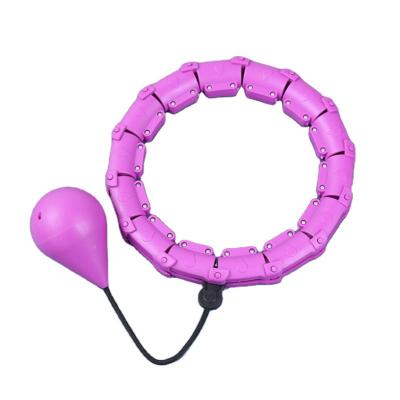 China Portable Smart Weighted Polynesian Dance Ring Adults Eco Friendly Polynesian Dance Loop Fitness Massage Hoop for sale