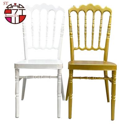 China High Quality Stacking Cover Aluminum Alloy Chair Wedding Chair Removable for sale