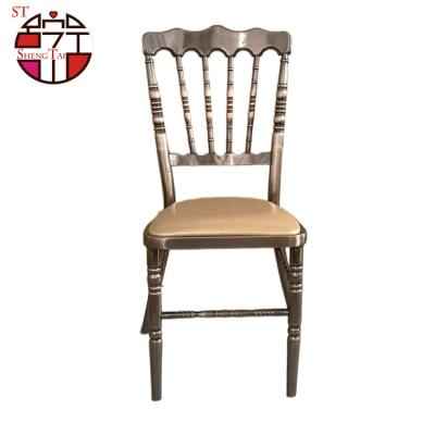 China Removable Cover Brown Napoleon Wedding Chairs for sale