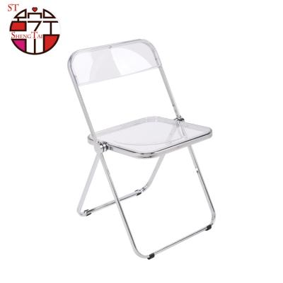 China Outdoor Cover Removable Garden Promotion All Stainless Steel Plastic Folding Chairs for sale