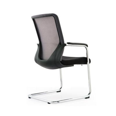 China (Size)Guangzhou Mesh Back Office Bow Chair Adjustable Cheap Ergonomic Conference Chair Reception Chair for sale