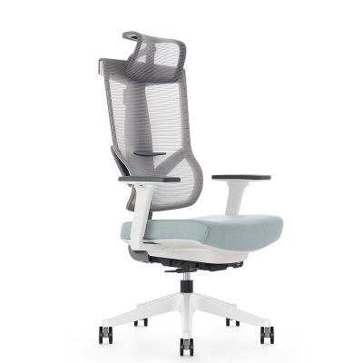 China La Executive Silla de oficina Chair (Height) Mesh Office Revolving Chair White High End Adjustable Ergonomic Office Back Height Adjustable for sale