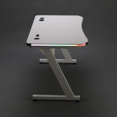 China (Other) Adjustable Modern E-sports Whiteboard With LED Light Gaming PC Desktop Computer Packing Gaming Desk for sale