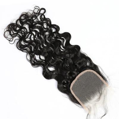 China New Arrival Natural Wave Cuticle Aligned 100% Brazilian Hair Wigs 5*5 Closure for sale