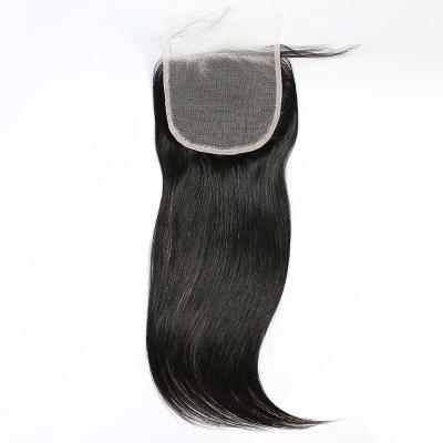 China Straight Hair Full Cuticle Ends Hair Bundles With Closure 5x5 Bone Straight Hair With Closure for sale