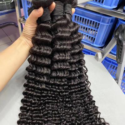 China Long lasting deep wave fashional hair bundles 100% Peruvian virgin hair deep wave for sale