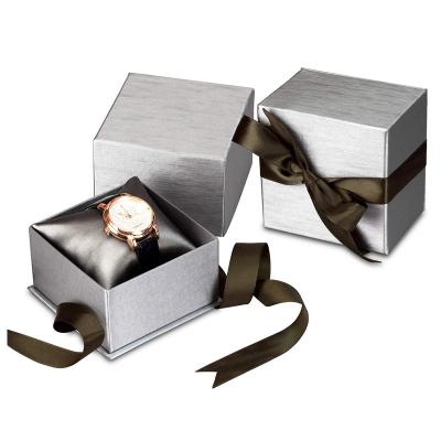 China Product Display Packaging High Quality OEM Packing Waterproof Brown Custom Logo Luxury Watch Packaging Box for sale