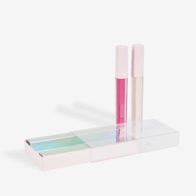 China Recyclable Luxury Custom Cosmetic Lip Gloss Lip Gloss Lip Gloss Gift Tube Logo Cardboard Packaging Paper Box for sale