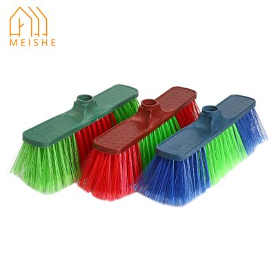 China Economical plastic cleaning soft broom for indoor and outdoor use for sale