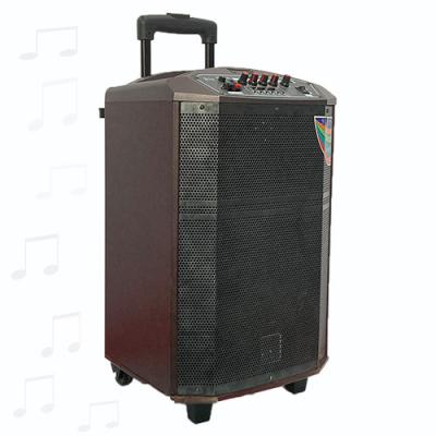 China Guaranteed high quality wireless grade A fm radio usb fm trolley remote control speaker with wireless MIC for sale