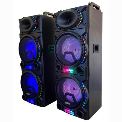 China Large 12 Inch Wireless Audio Active Wooden Dual Speaker High Power Stage Performance Party High Performance Power DJ Stage Outdoor for sale