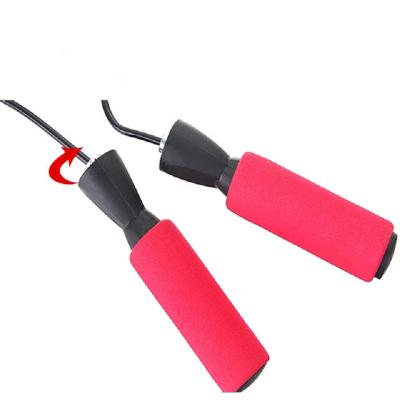 China Gym Exercise Sponge Handle Quick Adjustable Portable Jump Rope Home Sports Speed ​​Skipping Rope for sale