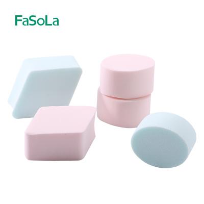 China Dual Function Polyurethane FaSoLa Powder Puff Dry and Wet Makeup (5 pcs) for sale