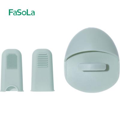 China Skin Revitalizer Fasola Silicone Facial Cleanser With Massager Super Head Face Brush Cleansing Brush for sale