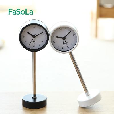 China FaSoLa household easy take fashion home decoration popular mini portable wake up table alarm clock for sale